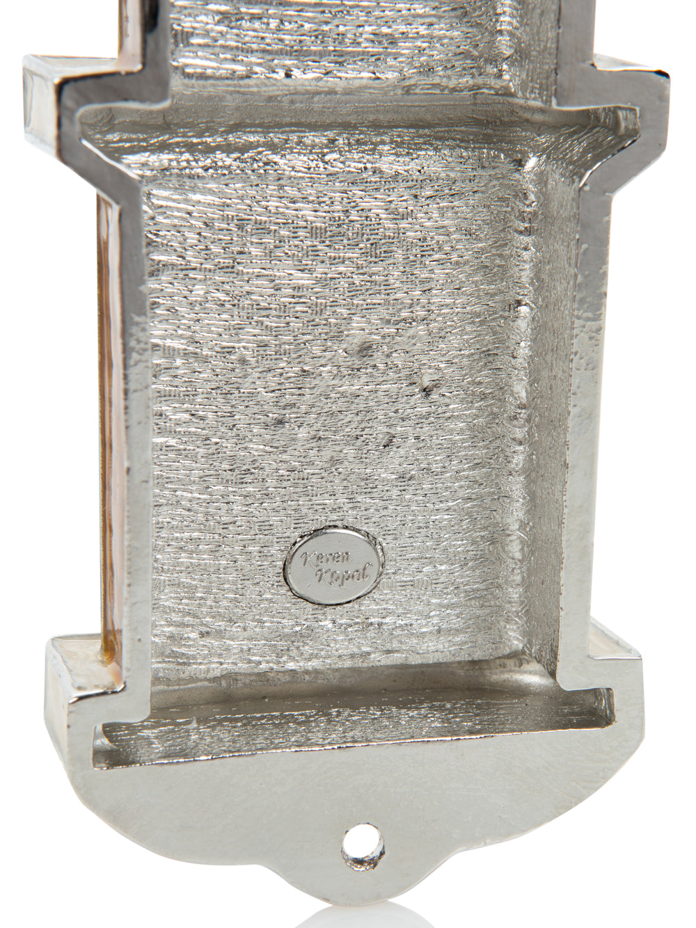 Blue Contemporary Synagogue style Mezuzah