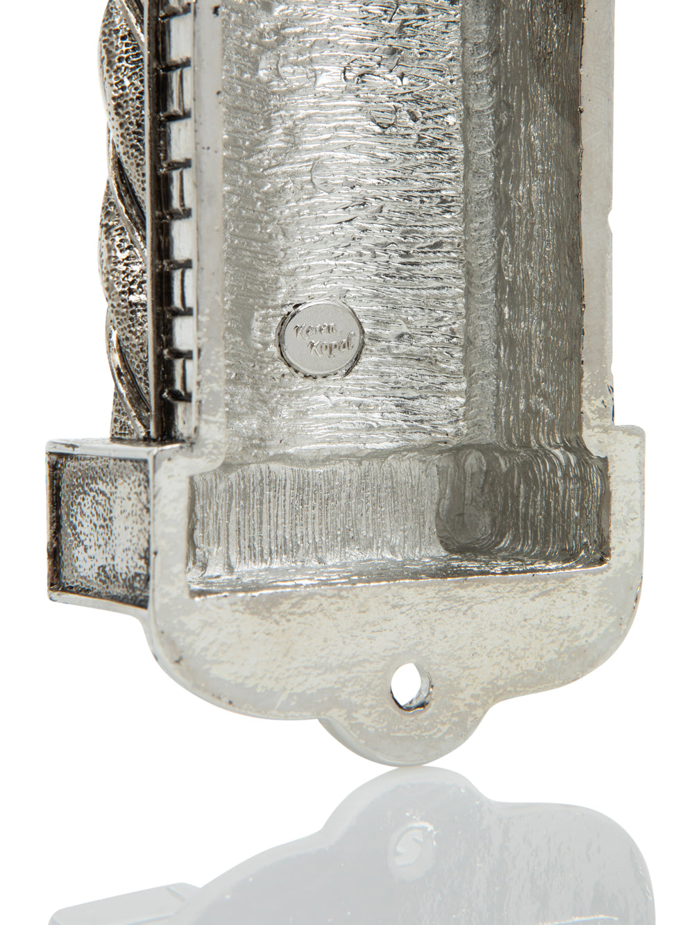 Silver Modern Judaica Mezuzah