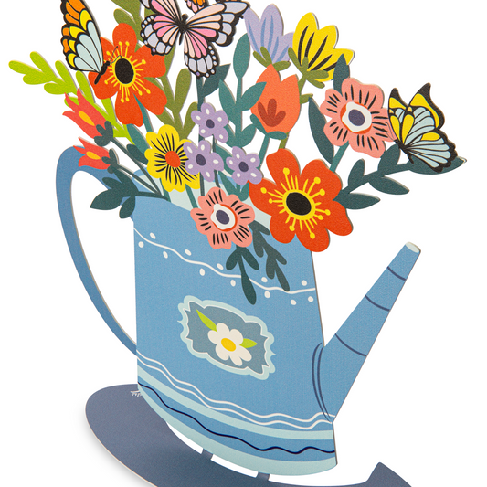 כד פרחים ופרפרים - תמונה 2