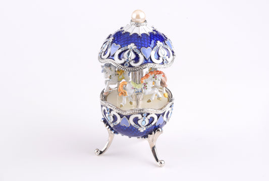 Keren Kopal Blue Wind up Musical Carousel