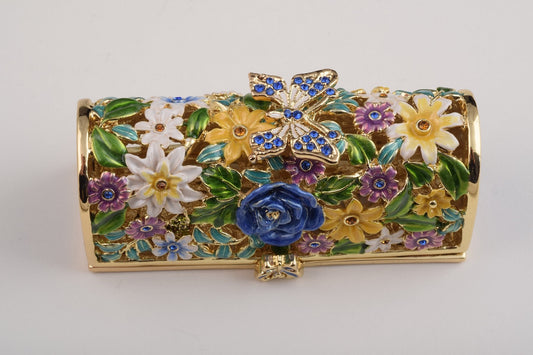 Keren Kopal Colorful Flowers Trinket Box
