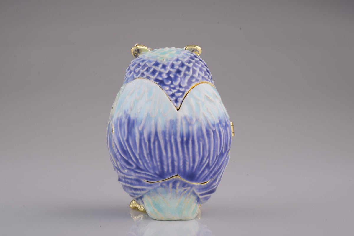 Keren Kopal Light Blue Owl with Clock