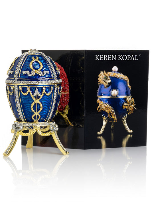 Keren Kopal Blue Faberge Egg