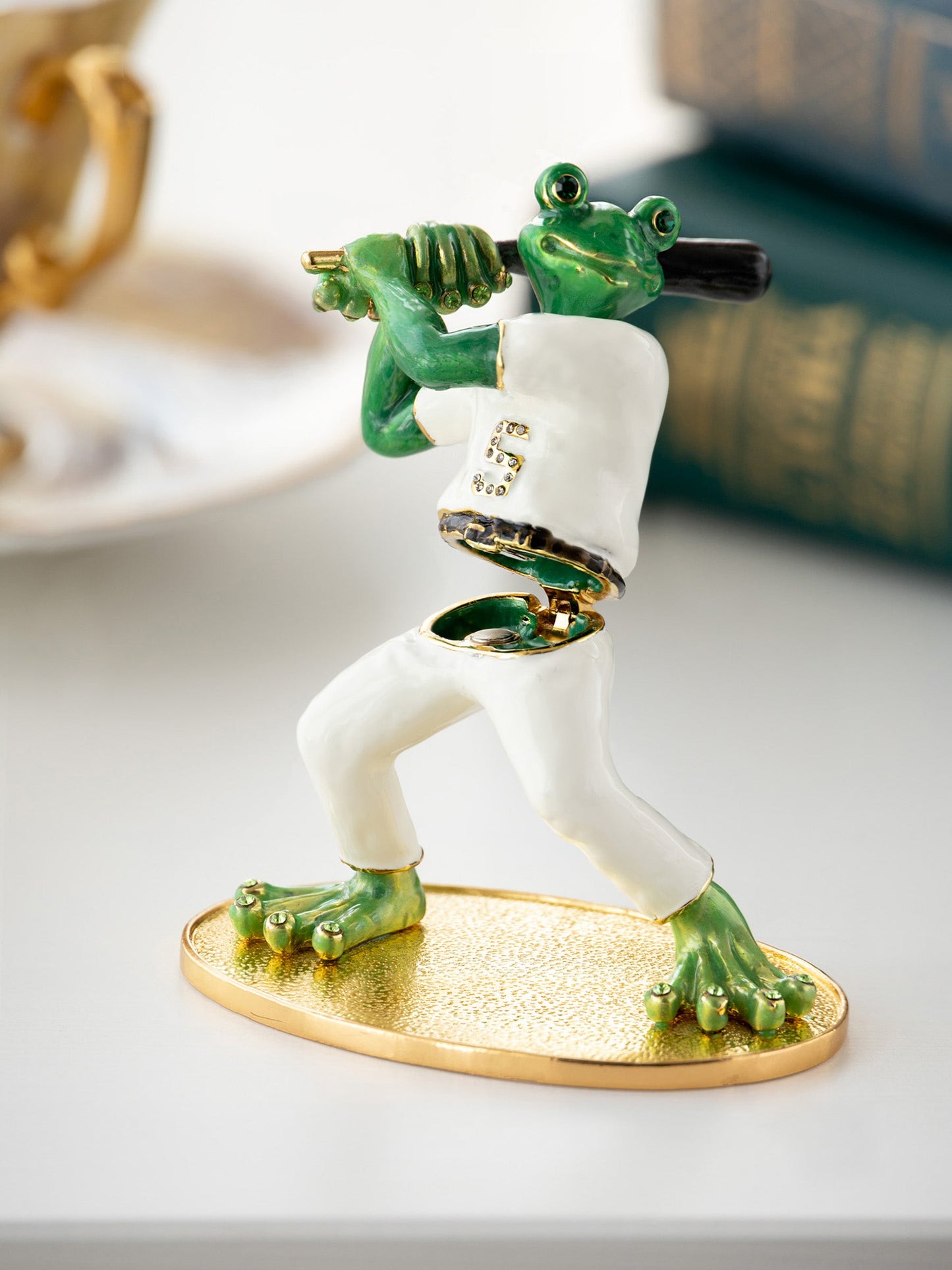 Keren Kopal Frog Playing Baseball