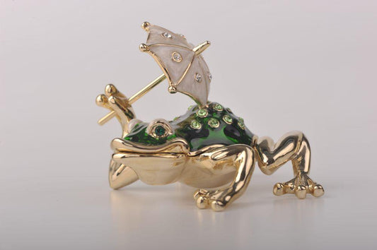 Keren Kopal Frog with Umbrella