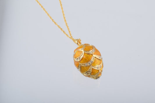 Keren Kopal Gold & Yellow Egg Pendant Necklace