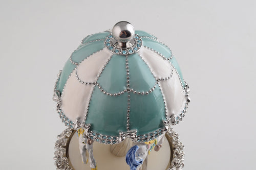 Faberge Egg with Music Royal Horses Carousel