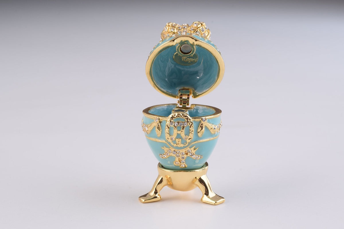 Keren Kopal Light Blue Faberge Egg