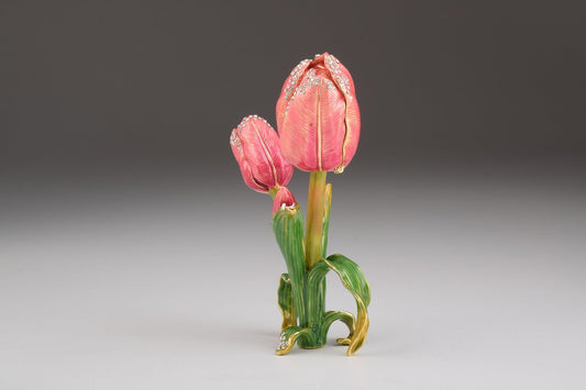 Keren Kopal Pink Rose Trinket Box