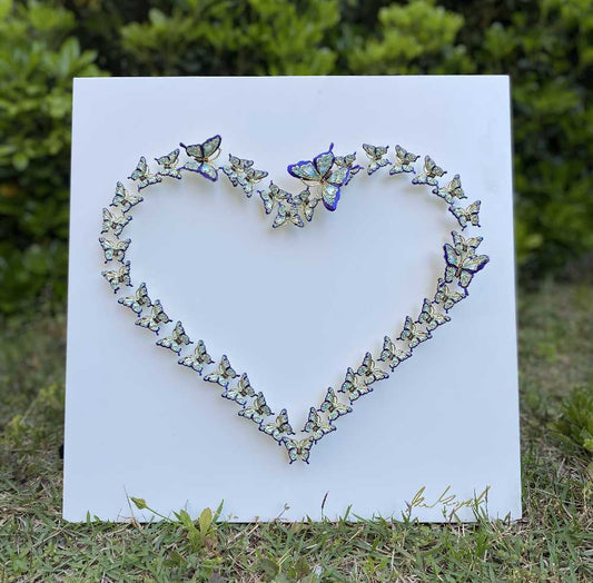 Keren Kopal Heart of Love and Life Wall Art White