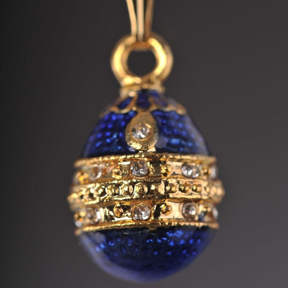 Keren Kopal Blue Egg Pendant Necklace
