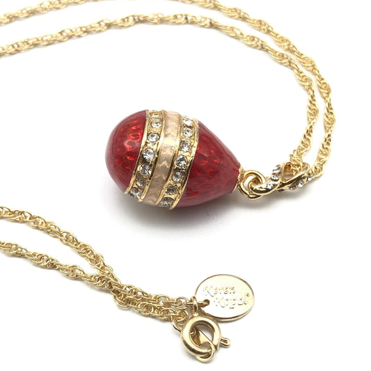 Keren Kopal Red Egg Pendant Necklace