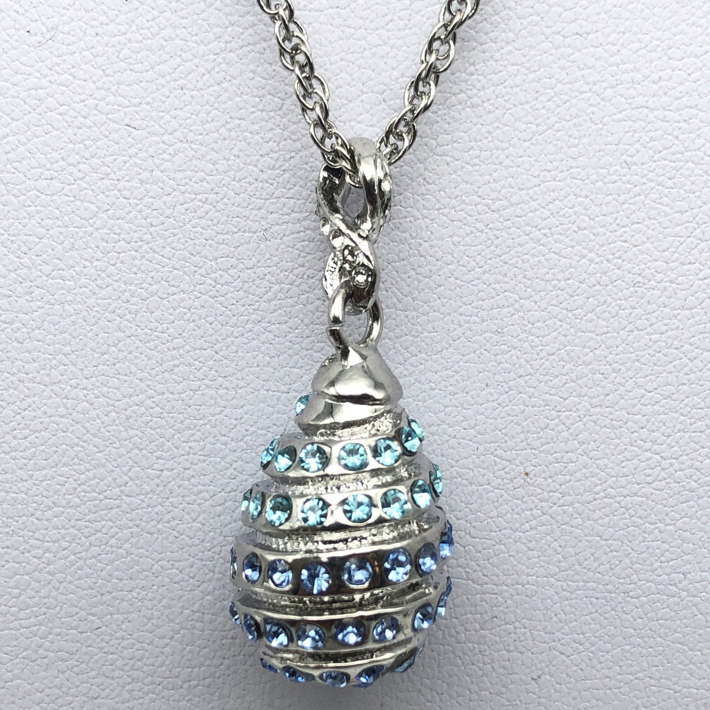 Keren Kopal Silver Egg Pendant Necklace