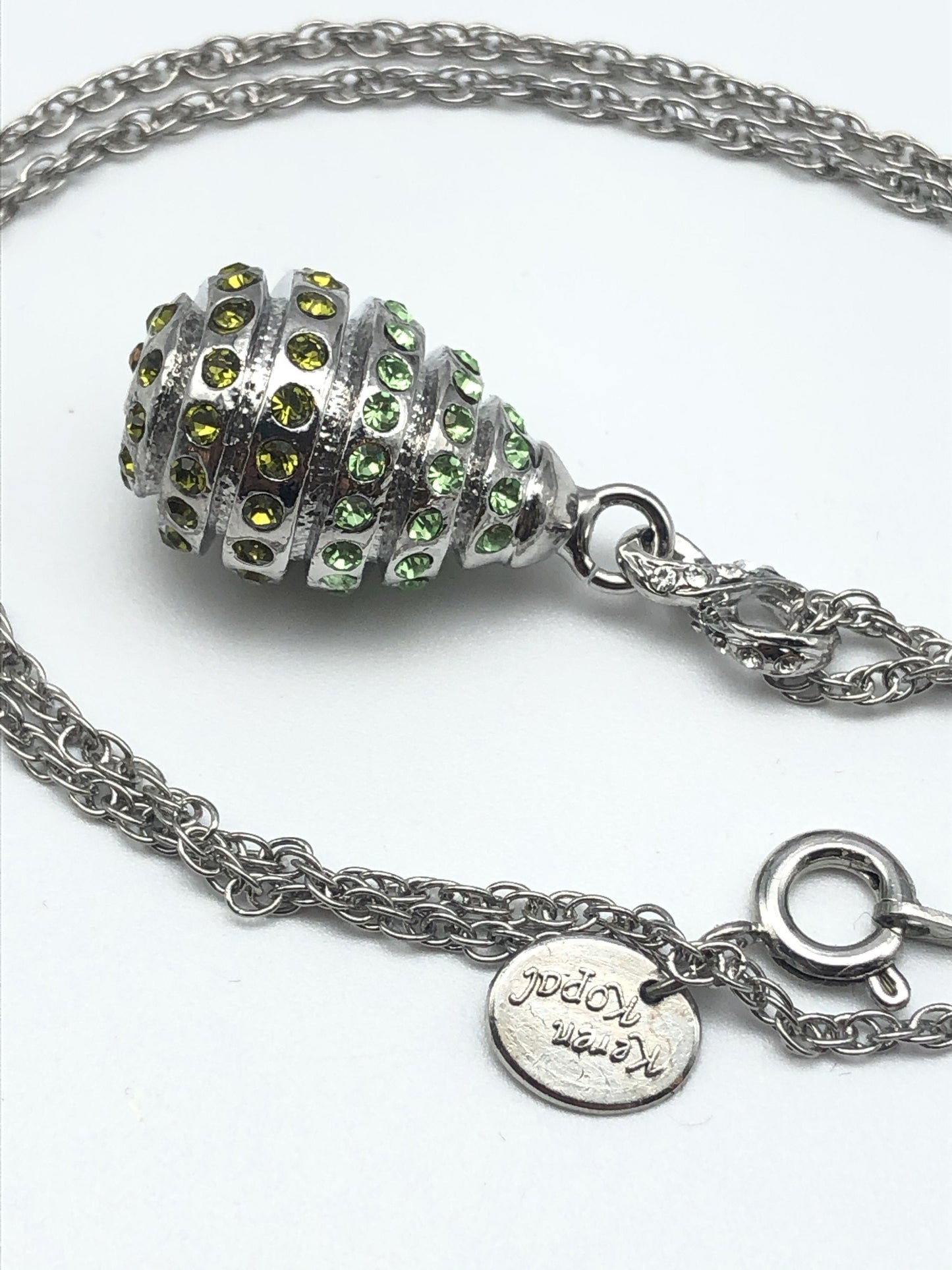Keren Kopal Silver Egg Pendant Necklace