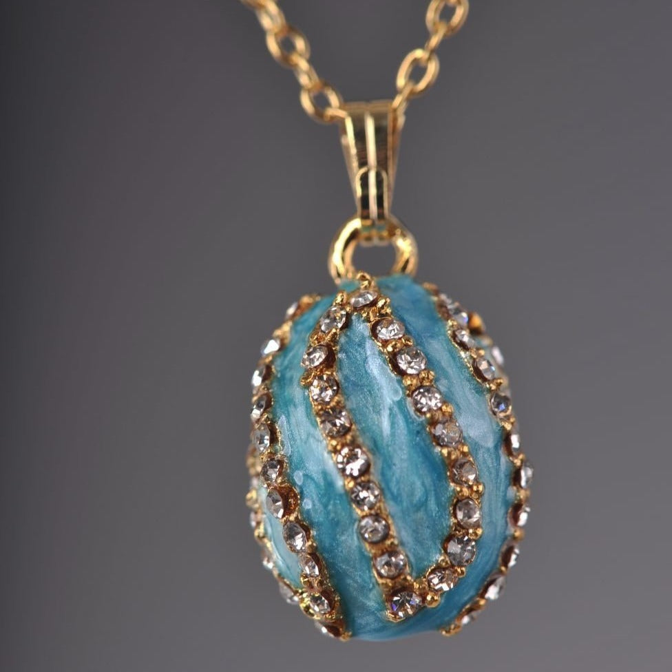 Keren Kopal Turquoise Spiral Pendant Necklace