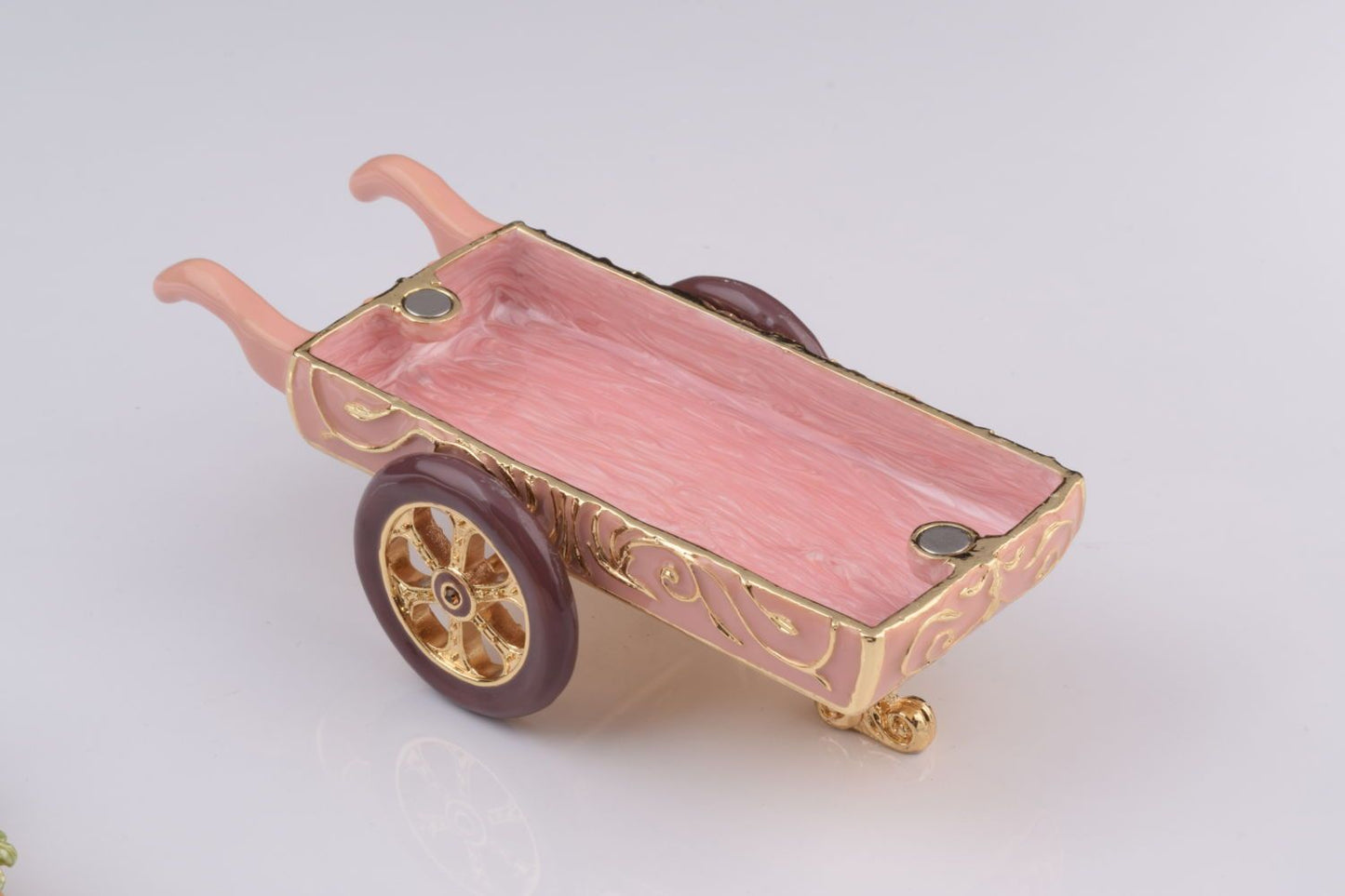 Keren Kopal Florist Cat with flowers cart trinket box
