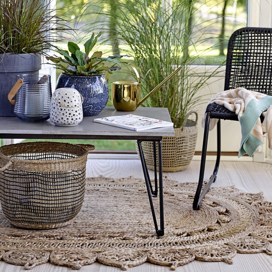 כיסא לאונג' עם דום Mundo - שחור