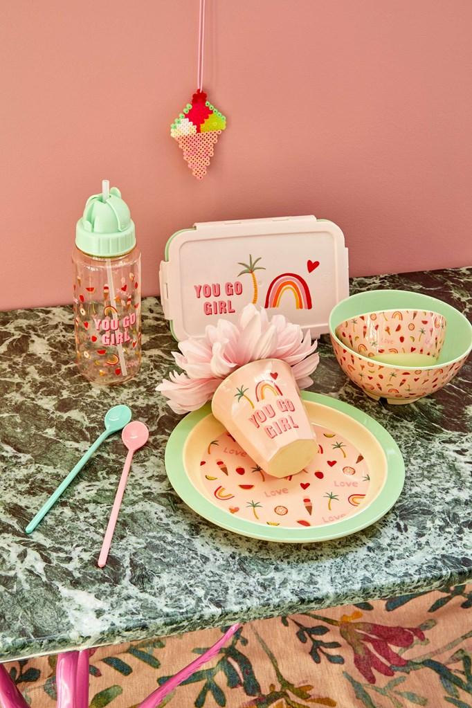 Rice DK 'You Go Girl' Two Tone Melamine Cup