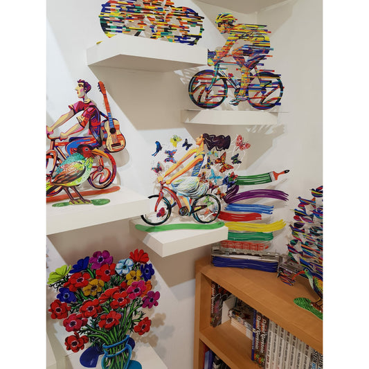 דוד גרשטיין | חנוכייה משיכות מכחול