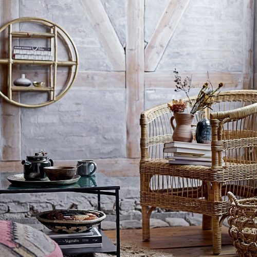 Bloomingville | מדף קנה טבעי