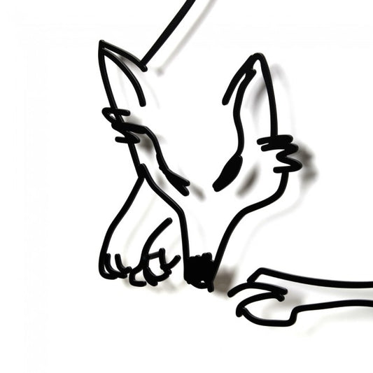 Artori | ונטיק ארט - רישמום הופכים לפסלים - שועל