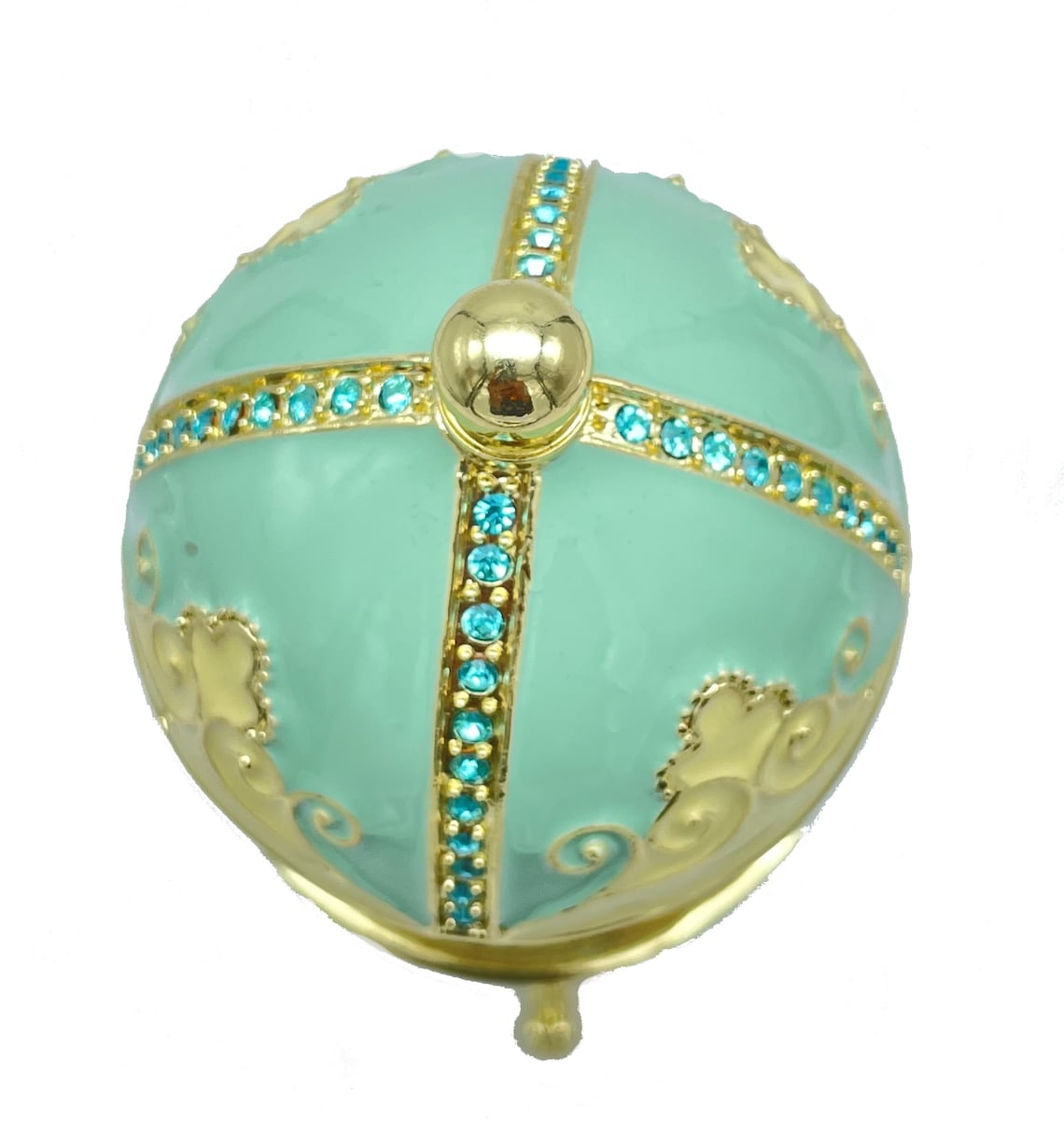 Faberge Egg with Music Royal Horses Carousel
