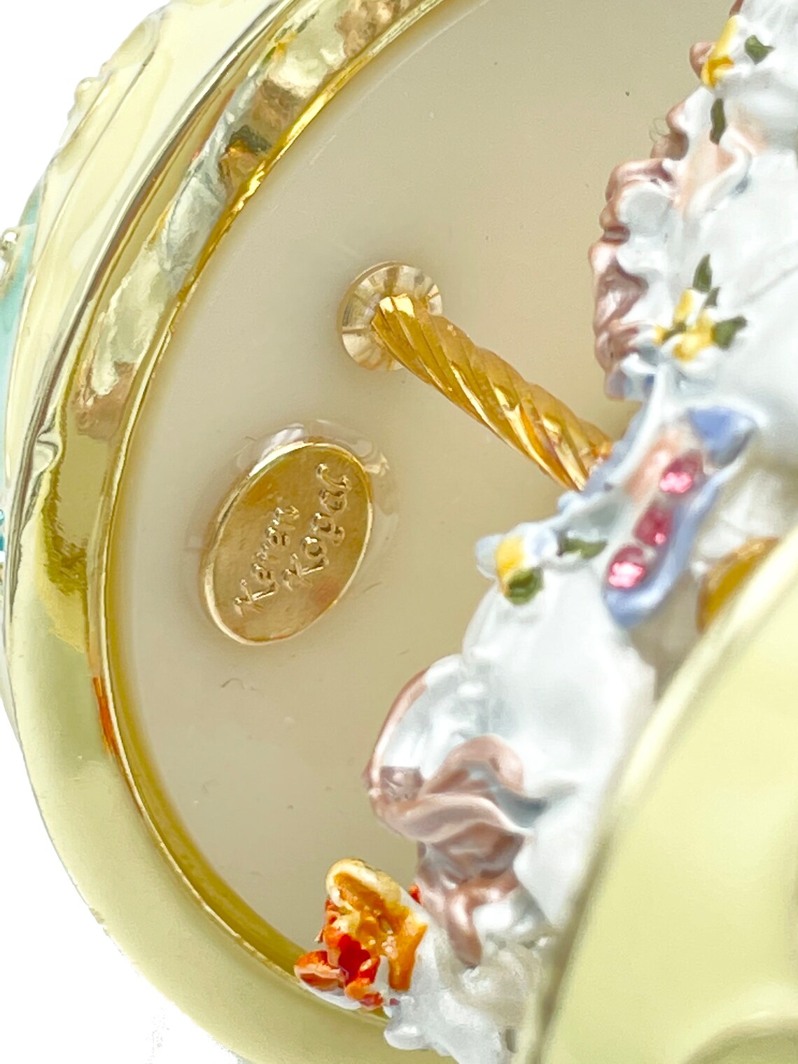 Faberge Egg with Music Royal Horses Carousel