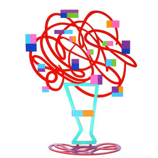 זר פרחים אדום | דוד גרשטיין