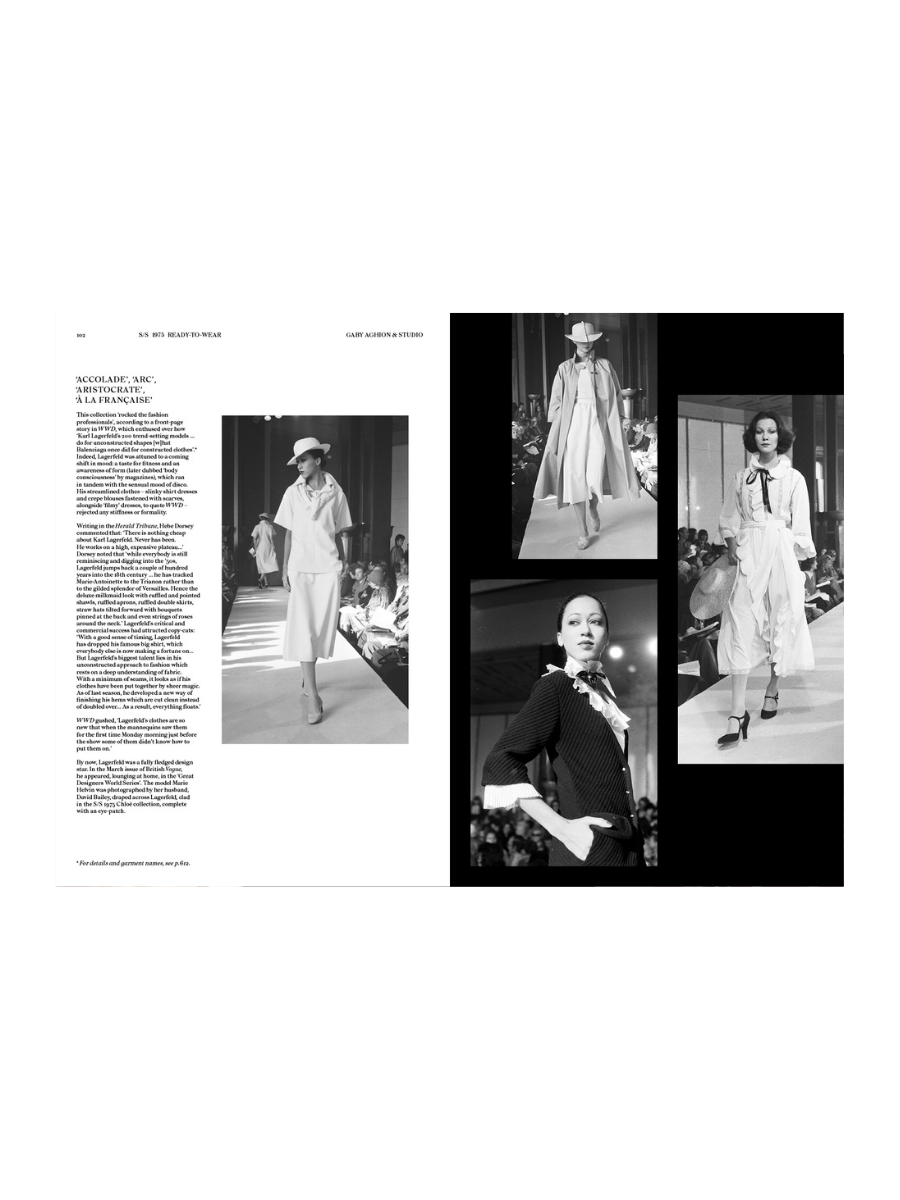 עמוד מתוך הספר Chloé Catwalk - קולקציה עונתית.