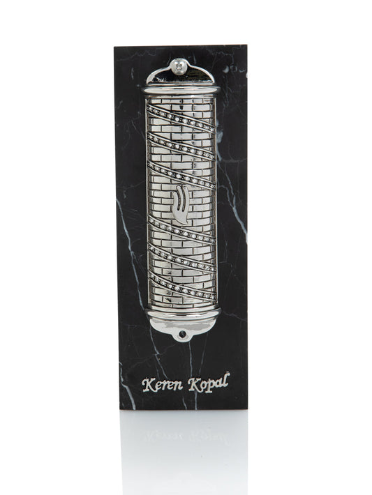 Silver Modern Mezuzah