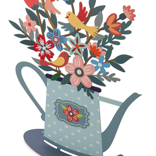 כד פרחים וציפורים - תמונה 2