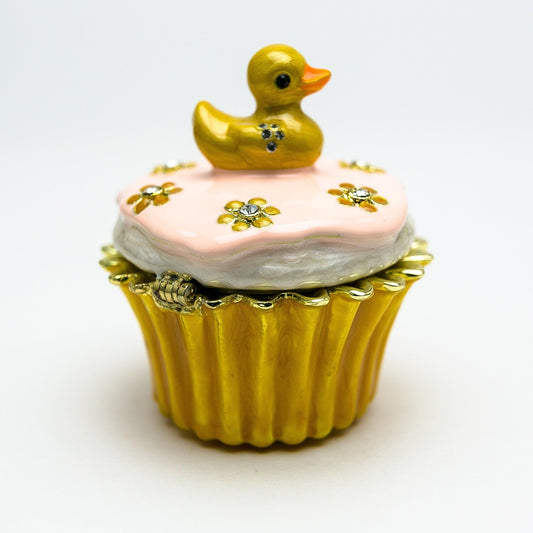 Yellow Duck on Cupcake - Exquisite Decor