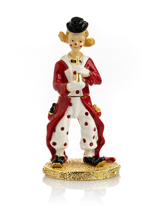 Keren Kopal Circus Clown Playing the Trumpet