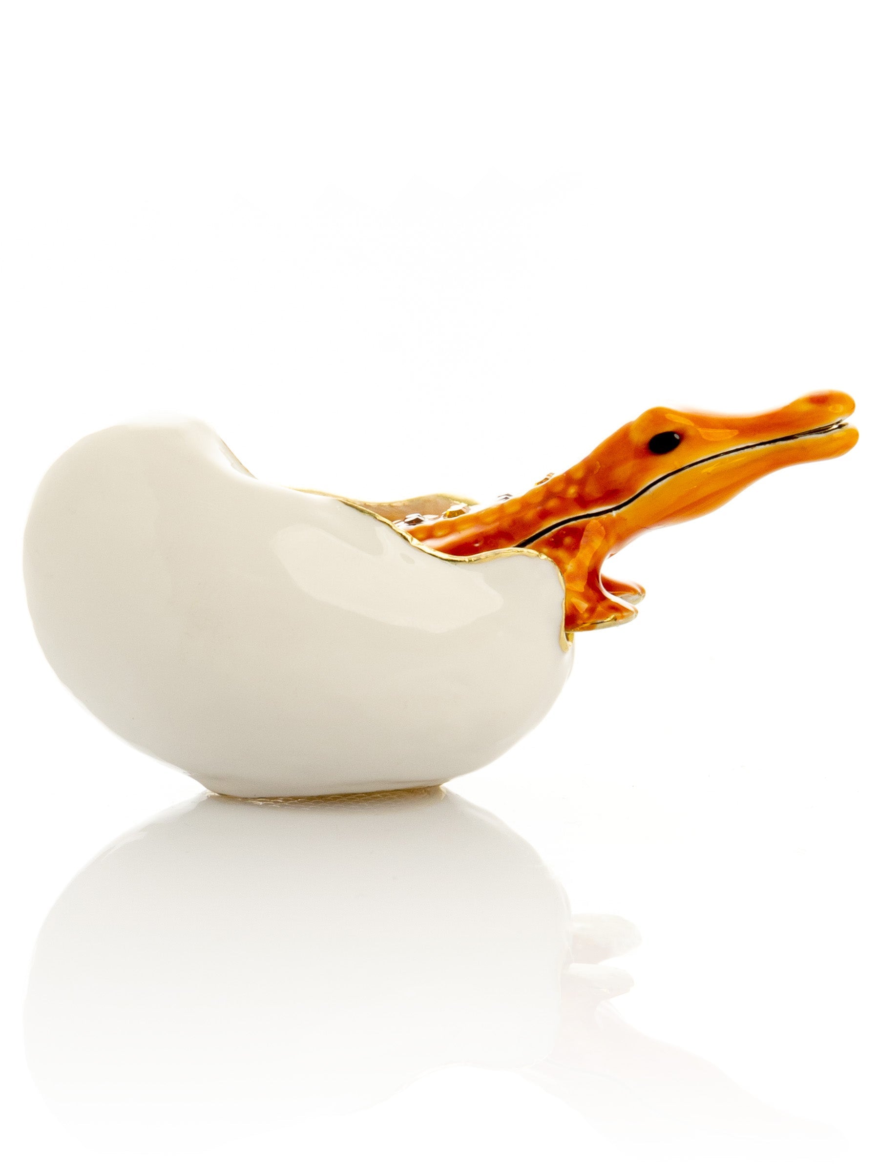 Keren Kopal Orange Crocodile hatching from egg
