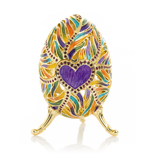 colorful heart  egg - Exquisite Decor