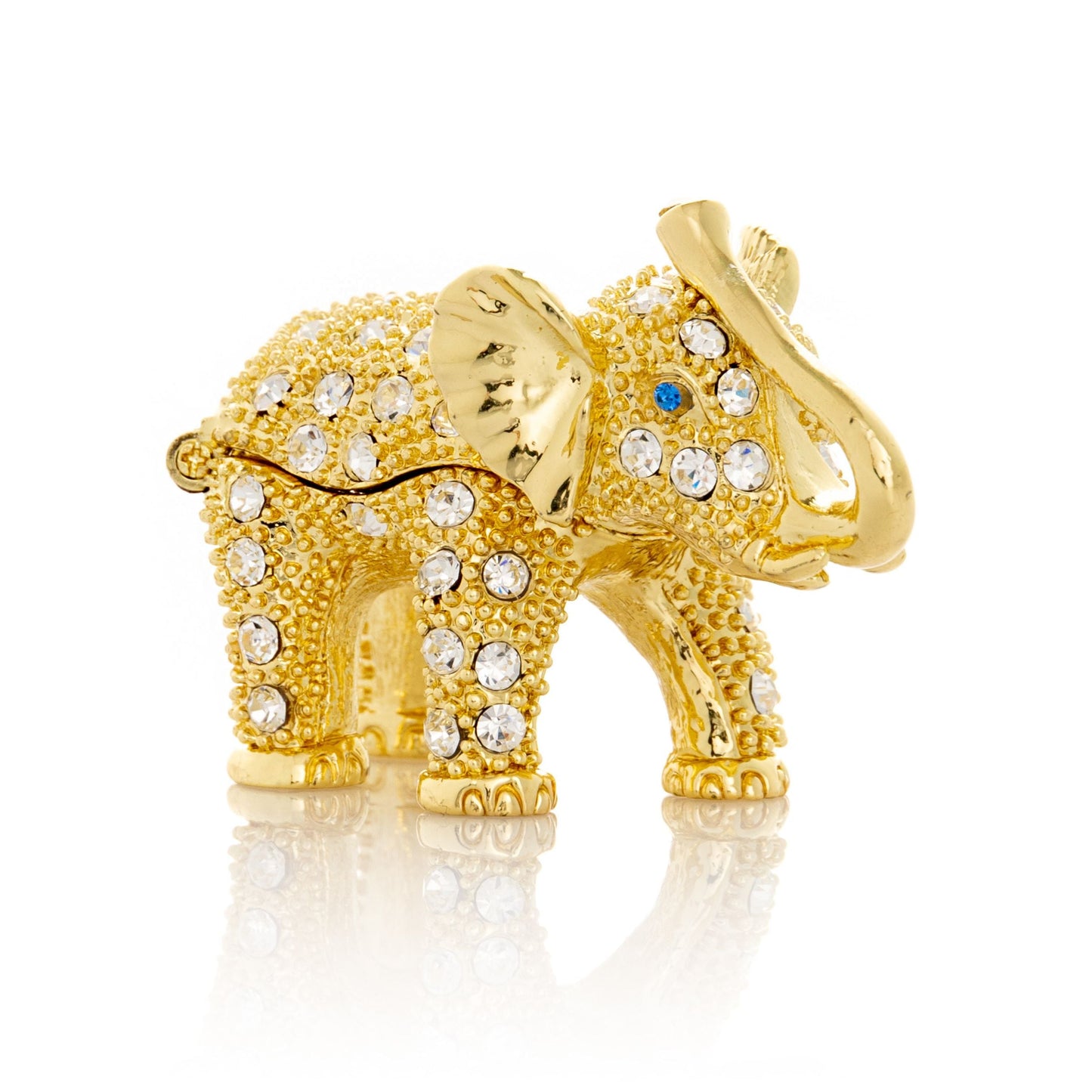 Keren Kopal Golden Elephant with crystals