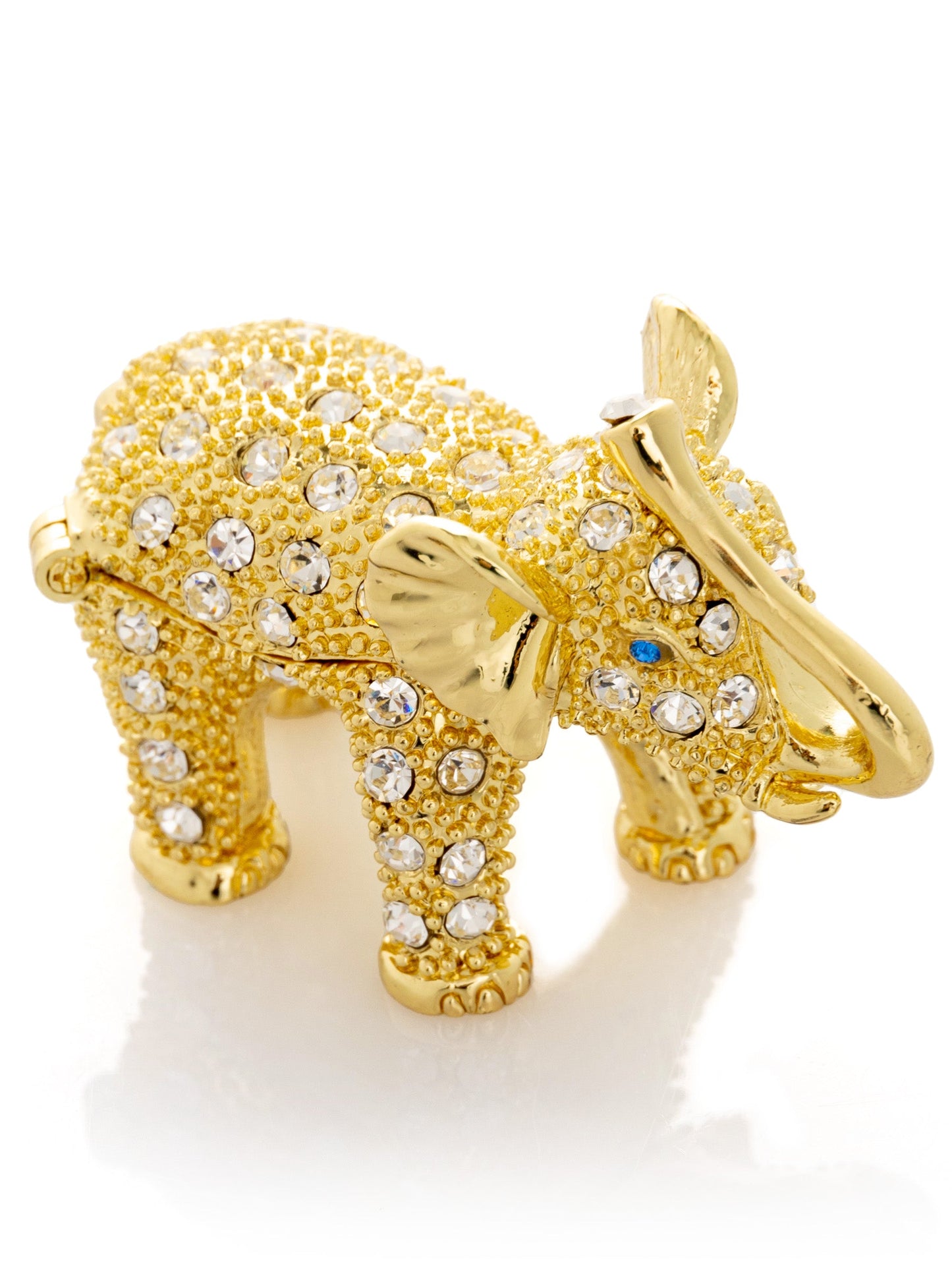 Keren Kopal Golden Elephant with crystals