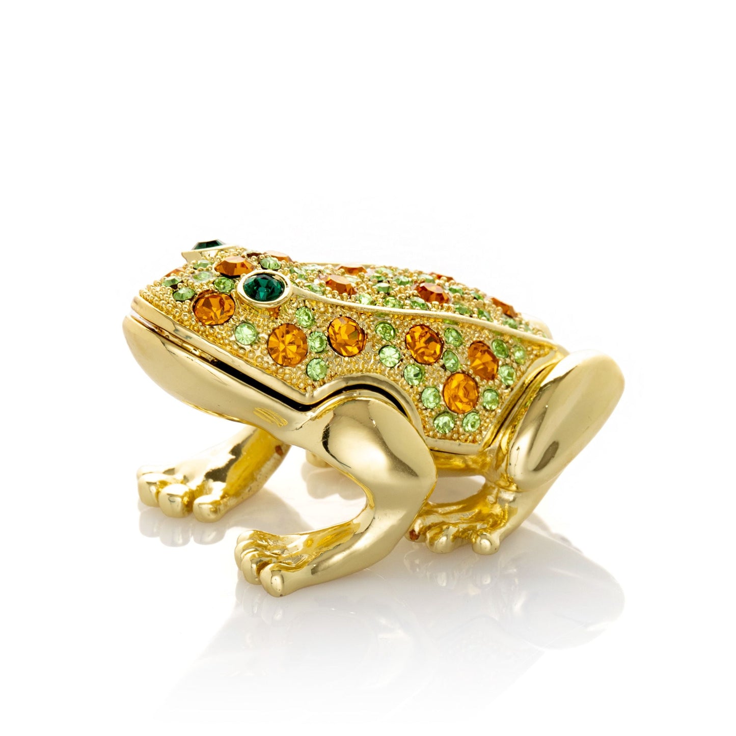 Gold & Green Frog - Exquisite Decor