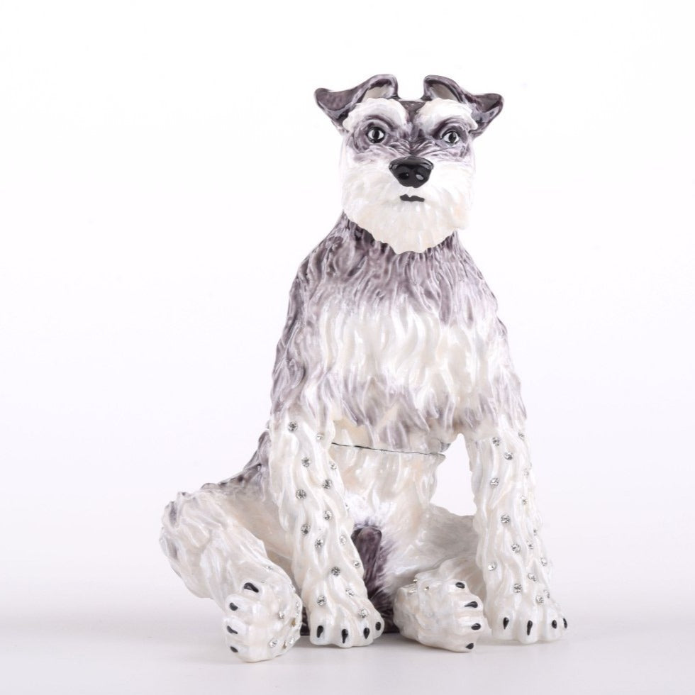 Large white & Black Dog Limited Edition 1 of 250 - Exquisite Decor