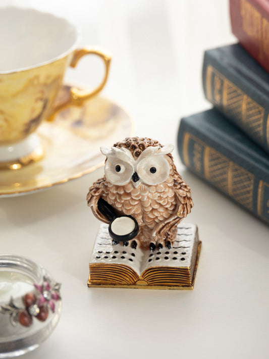 Keren Kopal Owl Reading a Book