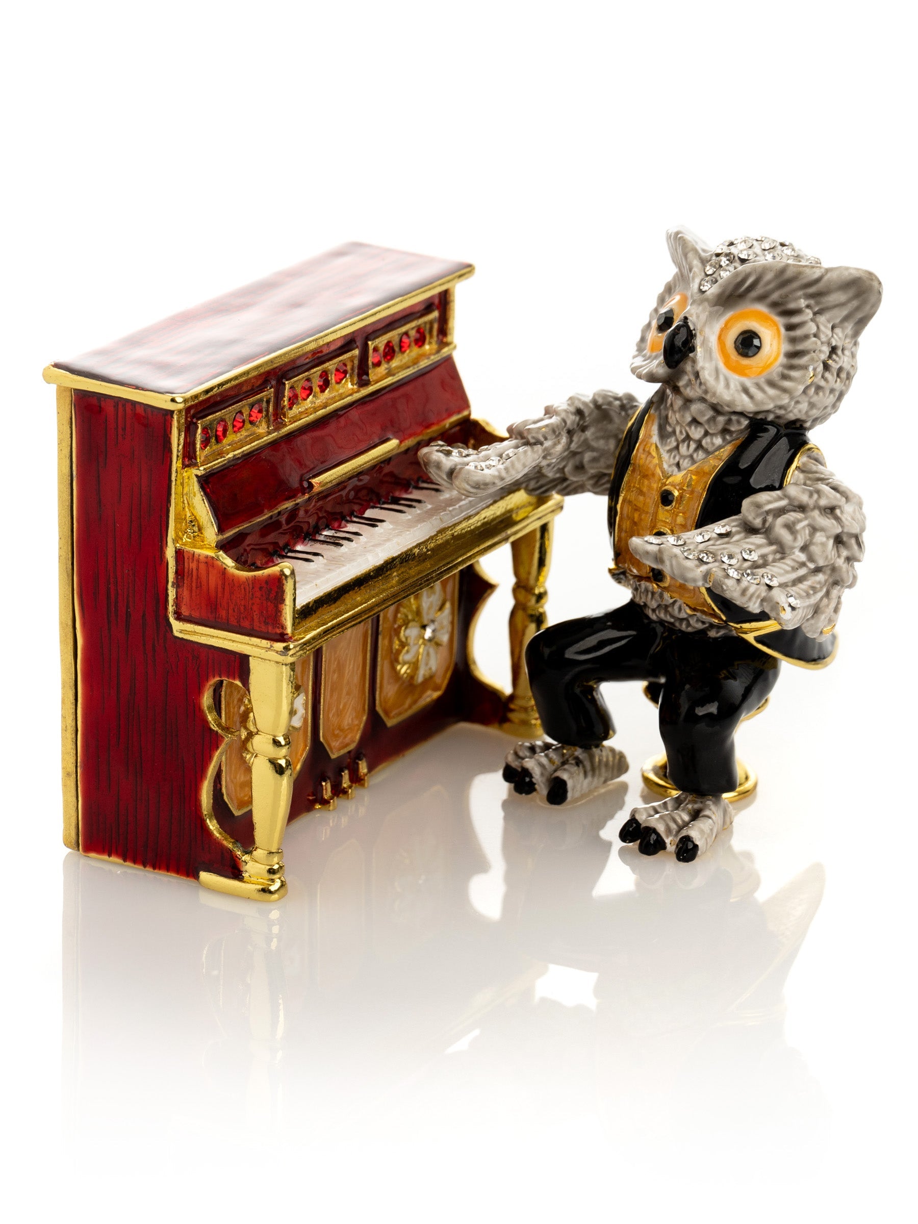 Owl Playing the Piano - Exquisite Decor