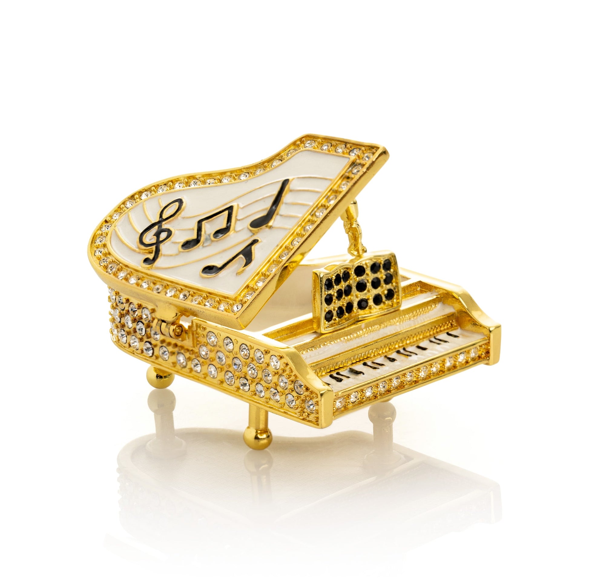 Golden White Piano - Exquisite Decor