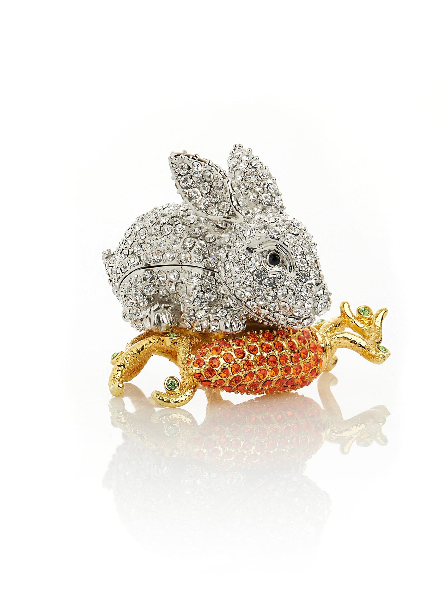 Rabbit with Carrot Trinket Box - Exquisite Decor