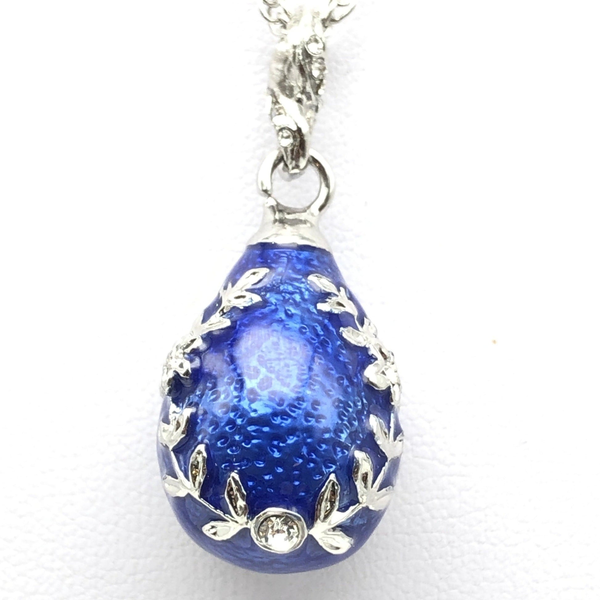 Blue Egg Pendant Necklace - Exquisite Decor