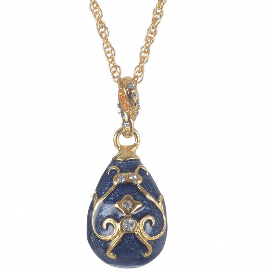 Blue Egg Pendant Necklace - Exquisite Decor