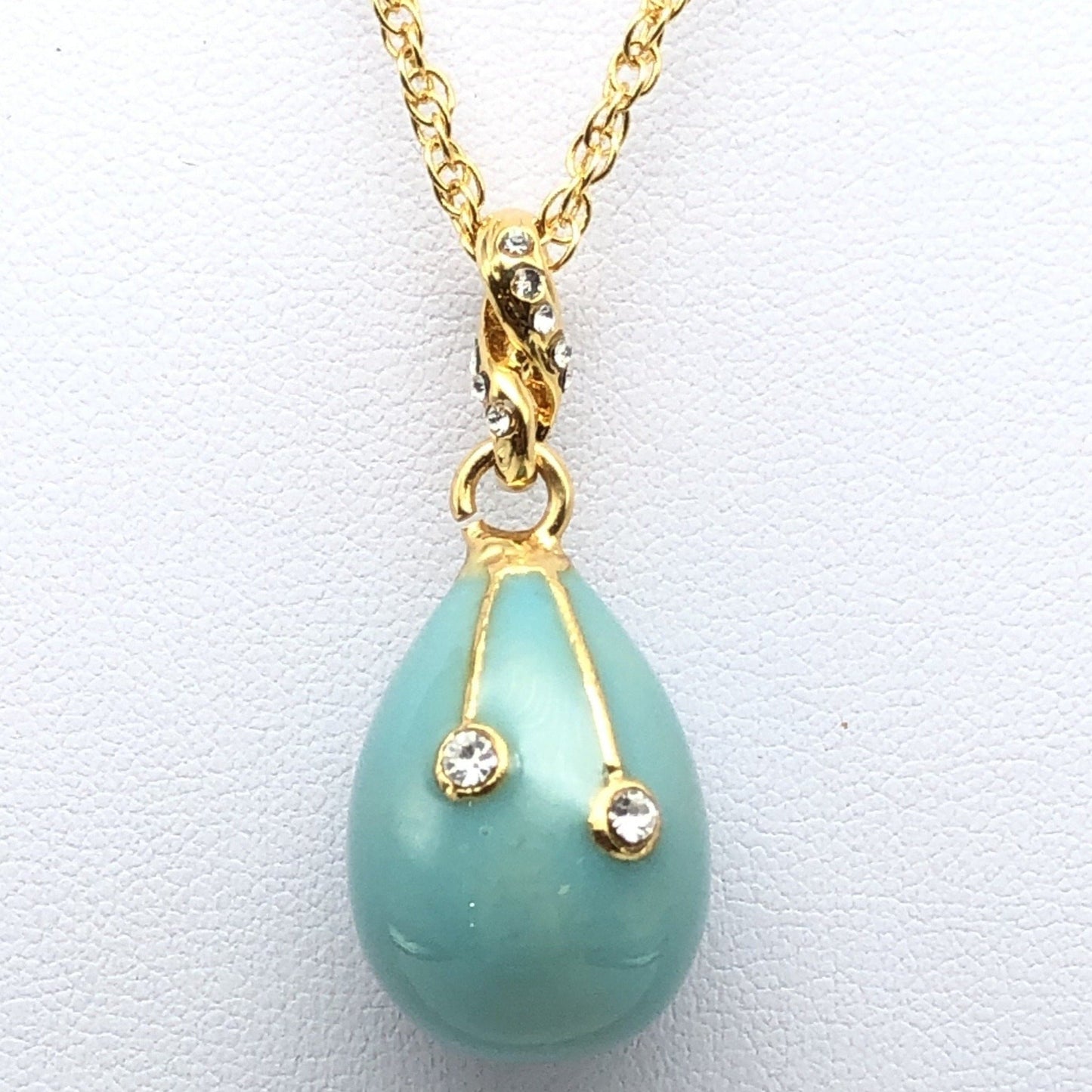 Turquoise Egg Pendant Necklace - Exquisite Decor