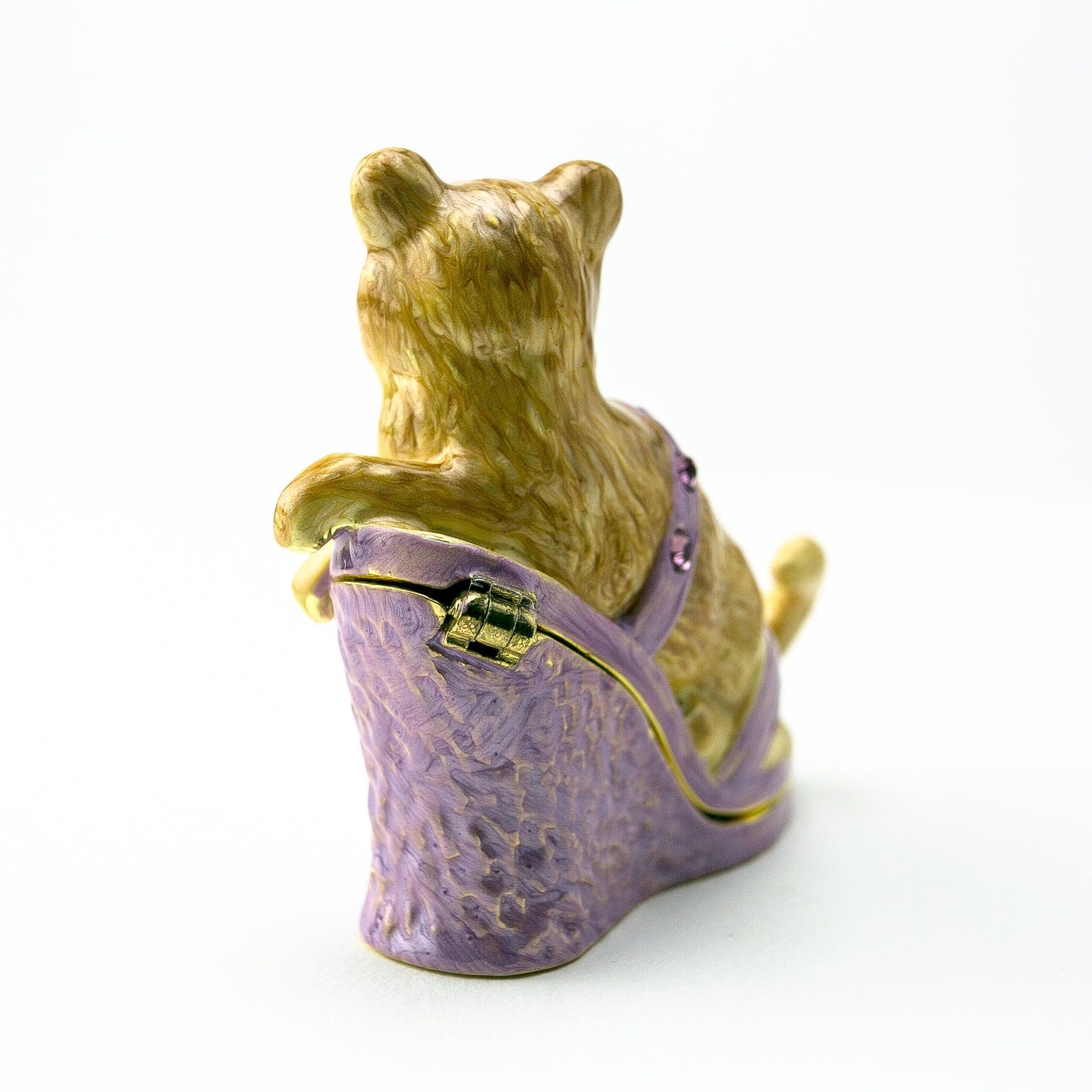 Keren Kopal Cat sitting on an Evening Shoe