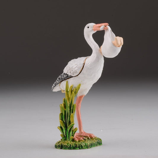 Keren Kopal White Stork Carring a Baby