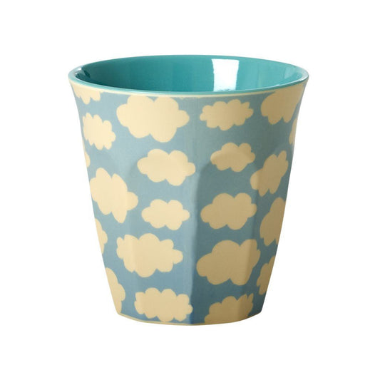 Rice Dk | Two Tone Melamine Cup Cloud Print