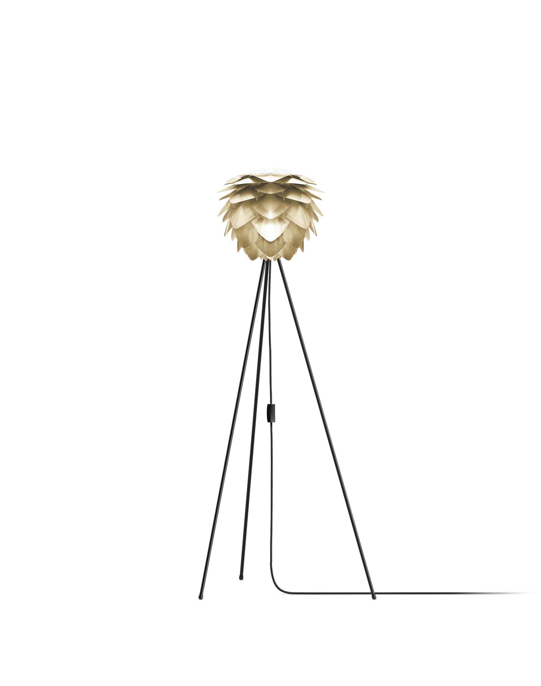 VITA | SILVIA אהיל מנורת רצפה מיני מעוצב זהב | Preorder